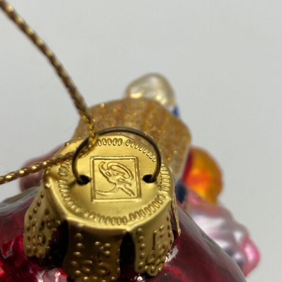 Vintage Brass Key Santa Claus Blown Glass for Christmas Tree - Picture 9 of 9